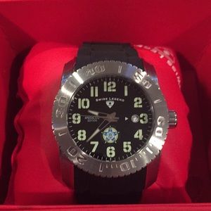 Swiss black men’s watch